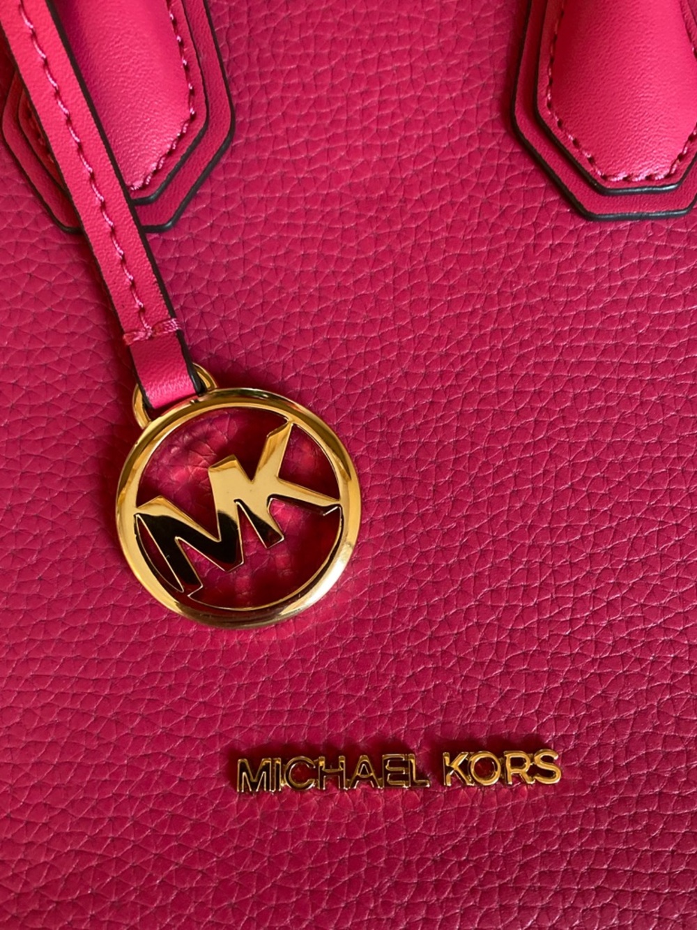 Michael Kors Mercer Extra-Small Pebbled Leather Crossbody Bag - Picture 9 of 11